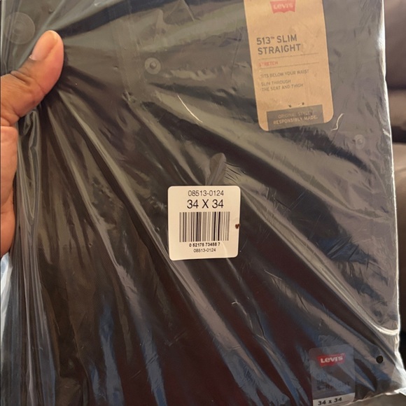 Levi's 513 Slim Straight Jeans - Dark - Picture 4 of 5